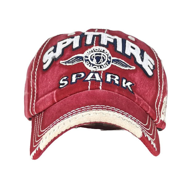 Broderi Baseball Caps Distressed Faded Cap SORT black