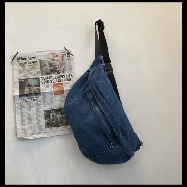 Vyölaukku Matkalaukku TUMMAN SININEN dark blue