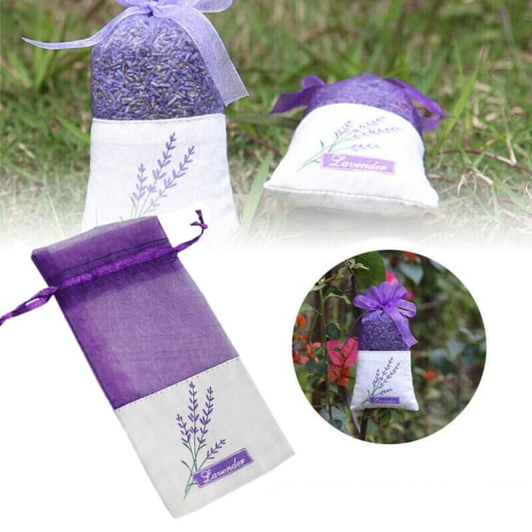 10 STK Tomme poseposer Lavendelduftpose LYS LILLA light purple