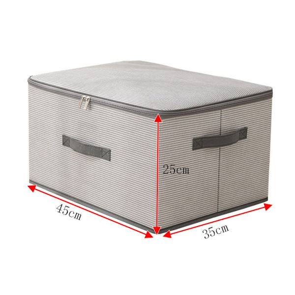Vaatteiden säilytyslaukku Vaatekaappi Organizer GREY MM grey m-m
