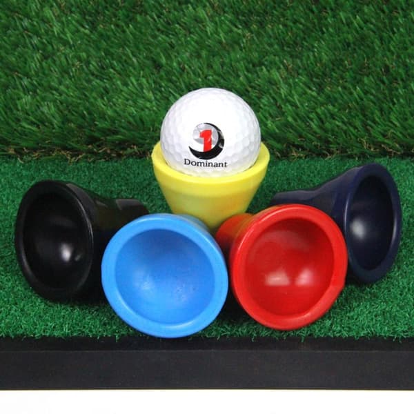Golfbold Sugekop Golf Tee SORT Black
