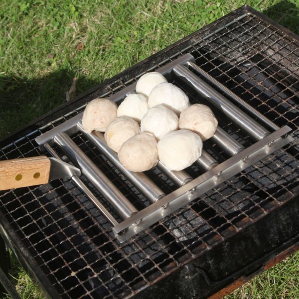 Hot Dog Roller Rack Makkararulla BBQ-työkalu