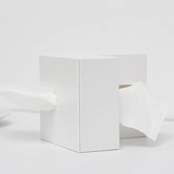 Papiroppbevaringsveske av silkeboks white