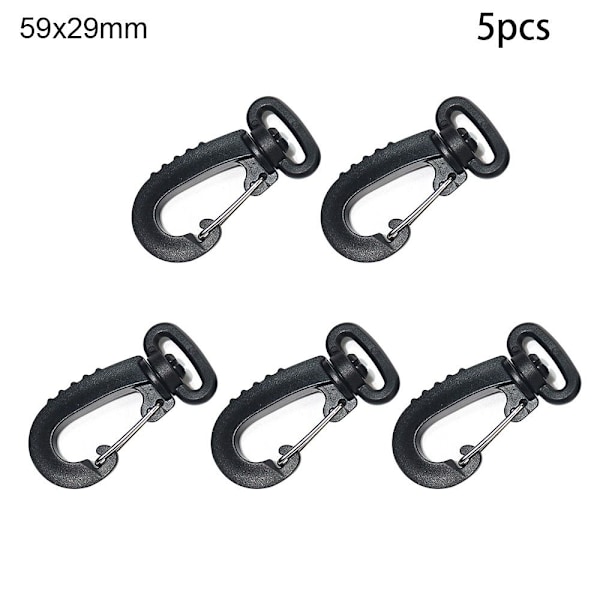 5st Hummerkarbinfjäder Quickdraws Clip 59X29MM 59x29mm