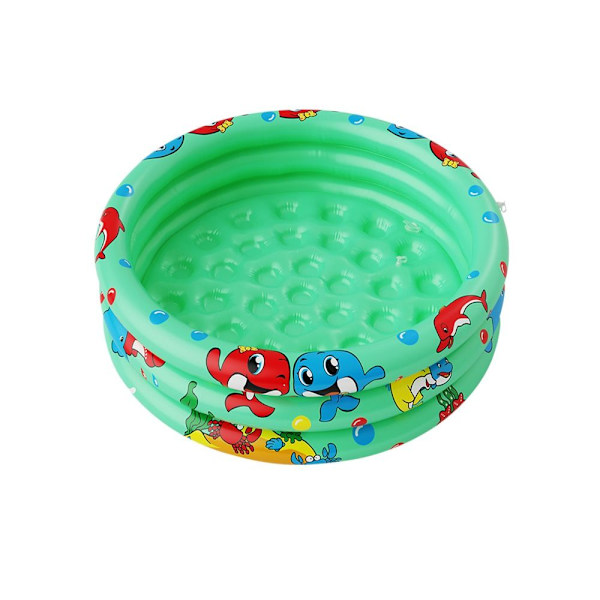 Oppustelig swimmingpool Småbørns swimmingpool GRØN-90CM Green-90cm