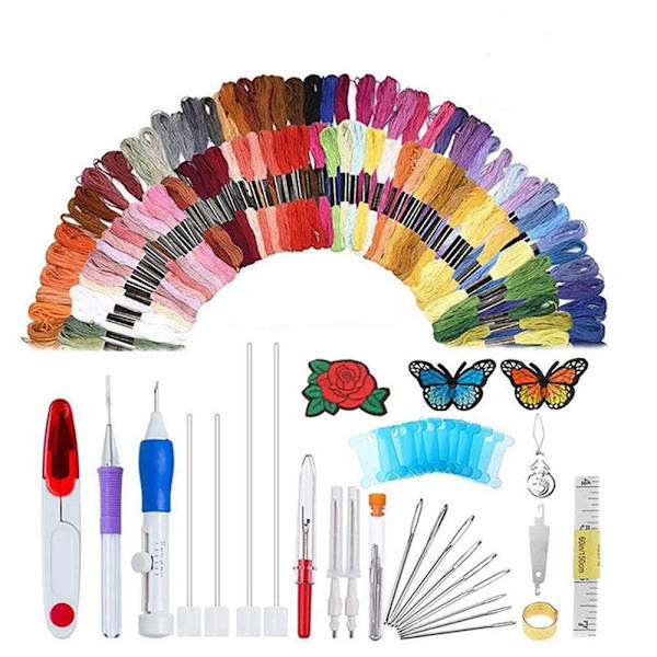 Punch Needle Tool Kit -kirjontaompeleet 9 9 9