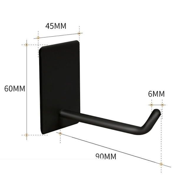 4kpl Itsekiinnittyvät seinäkoukut Pyyhekoukut 4kpl 4kpl 4pcs