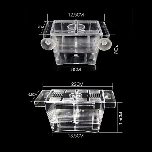 Fish Tank Breeding Isolation Box Aquarium Incubator Holder STOR Large