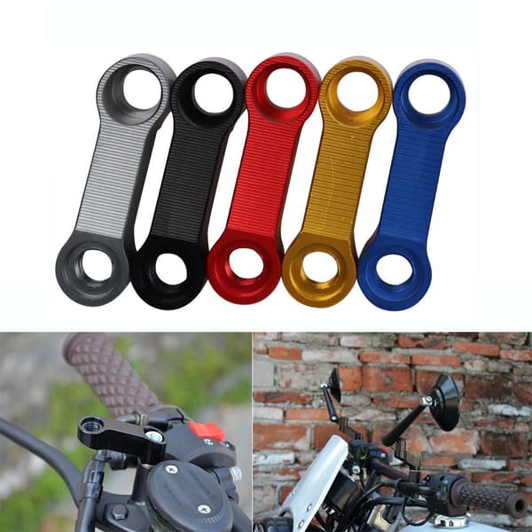Spejlmontering Adapter Motorcykel Rearview Extension BLÅ blue