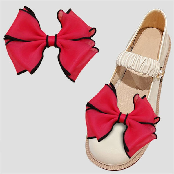 2kpl Shoe Clip Charm solki MUSTA black