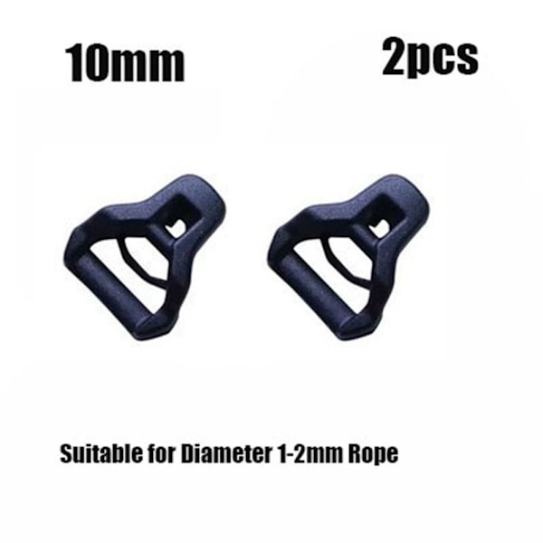 2stk Utendørs Fjellspenner Campingtelt 10MM 10mm