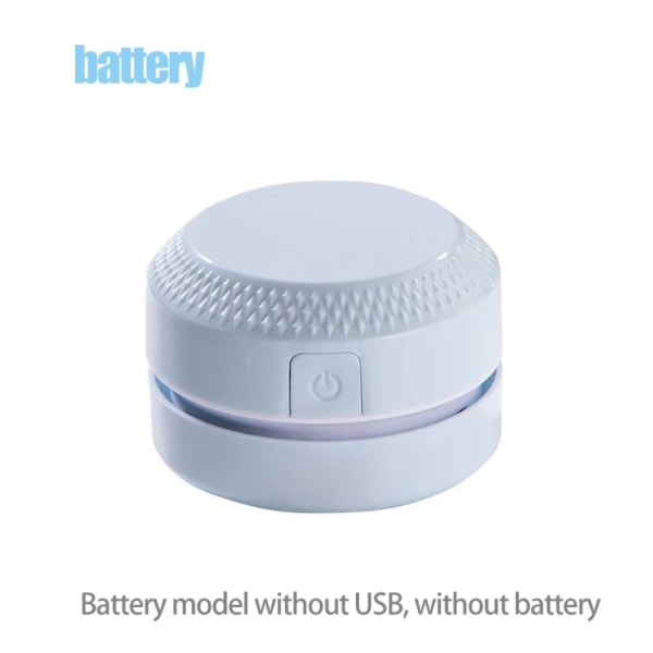 Støvsuger Desktop Cleaner BLÅT BATTERI BATTERI Blue Battery-Battery