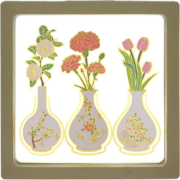 Söt bokmärken blomma