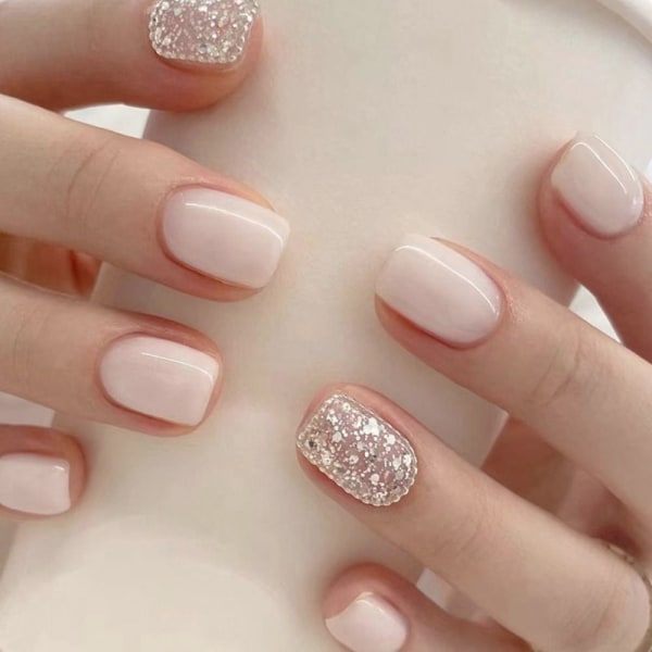 Franska Fake Nails False Nail Press på naglar