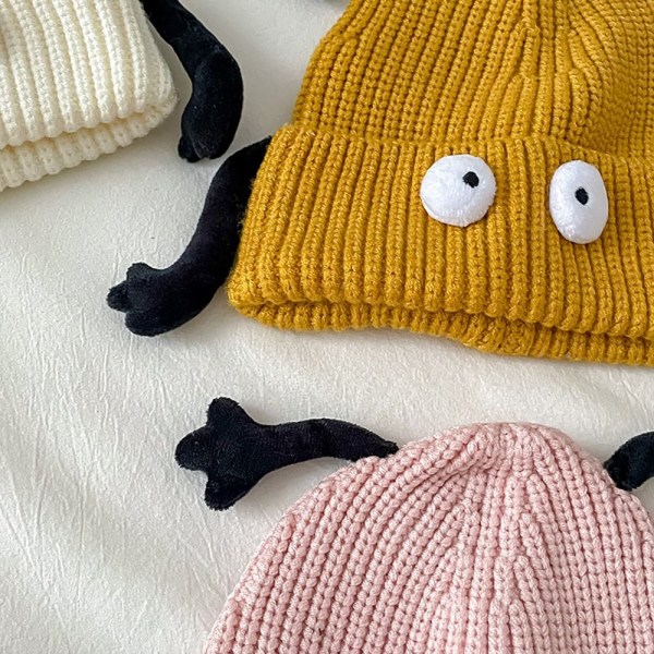 Kids Cuff Knit Beanie Knitting Cap Hat PINK pink