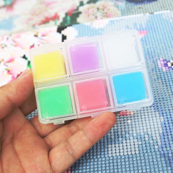 Diamond painting Liima saviporausmuta PUNAINEN Red