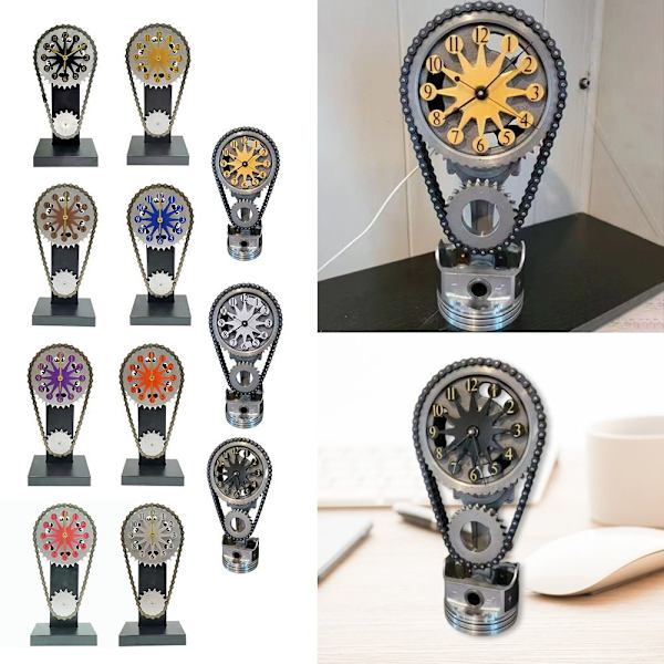 Chain Gear Clock Desktop Clock 9 9 9