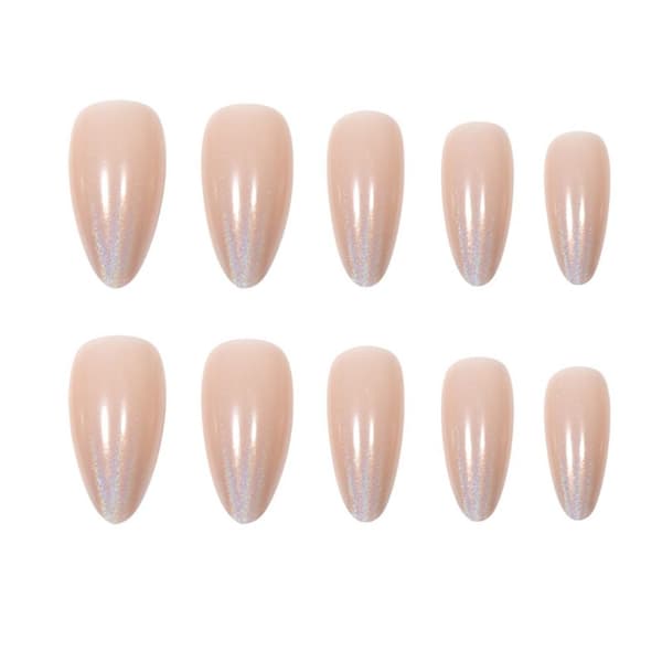 False Nails Long Almond 5 5 5