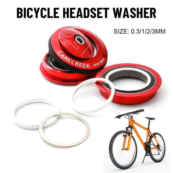 5st Cykelheadset Bricka Justeringsbrickor 0,3MM 0.3mm