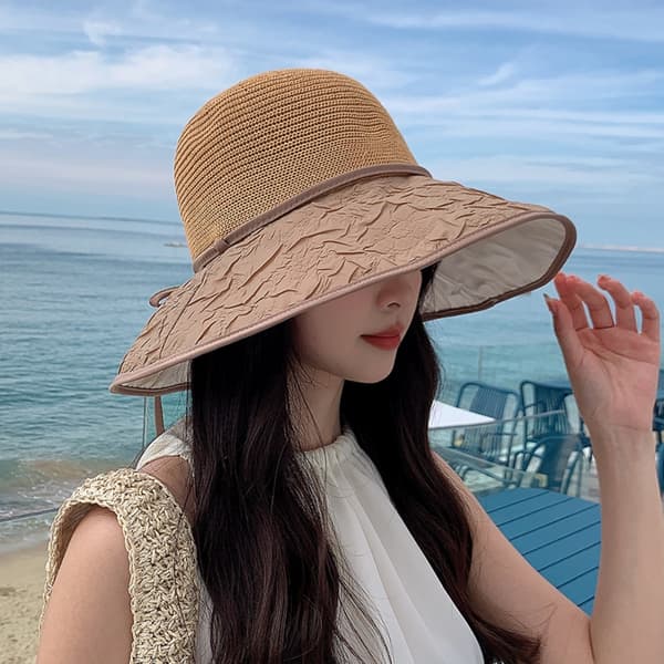 Dam Solhatt Vikbar Bucket Hat ORANGE orange