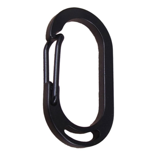 2 stk Fjederspænder U-formet Ring SORT Black