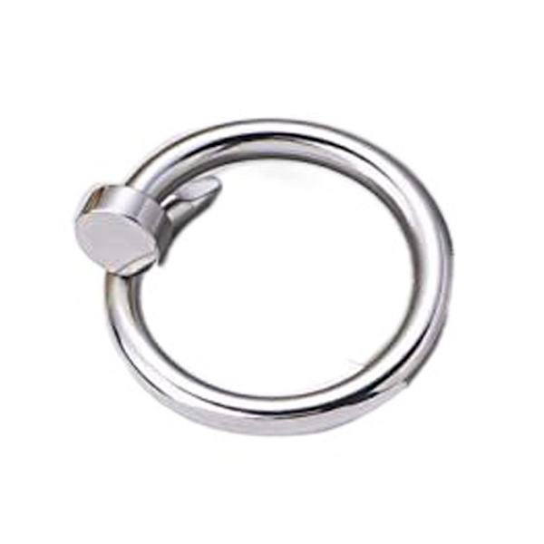 Twist Nail Ring Love Friendship Ring SILVER 6 Silver 6