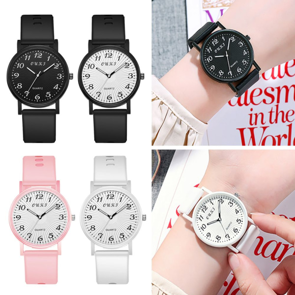 Naisten watch Quartz WristWatch WHITE white