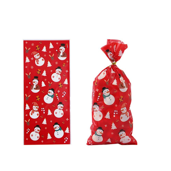 50/100stk julegodteriposer Cookie Kjekspakke 100STK 100pcs