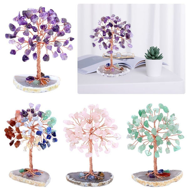 Crystal Tree Money Tree SYV FARVER SYV FARVER Seven Colors