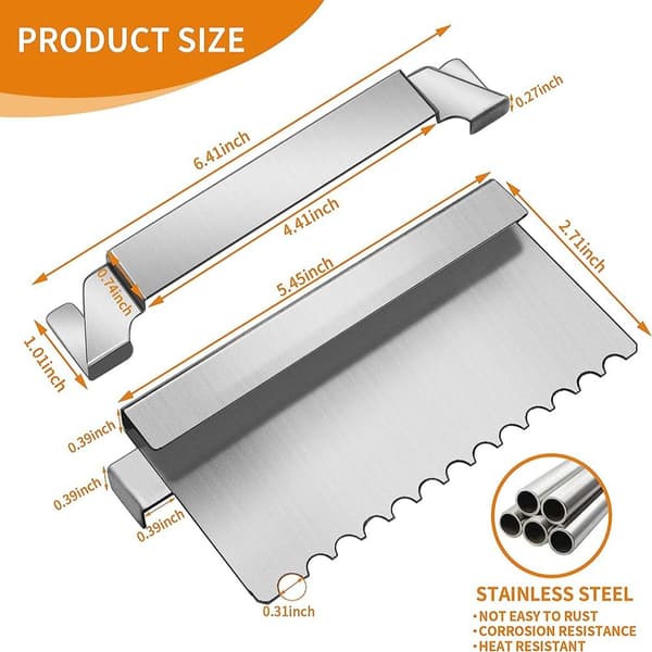 2stk Bakre Grease Gate Grease Guard Spatelholder