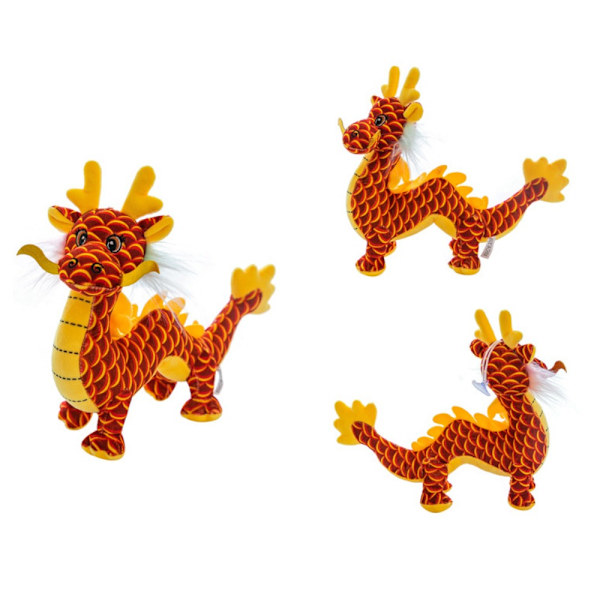 Simulerad Dragon Stuffed Toy GRÖN 15CM 15CM green 15cm-15cm