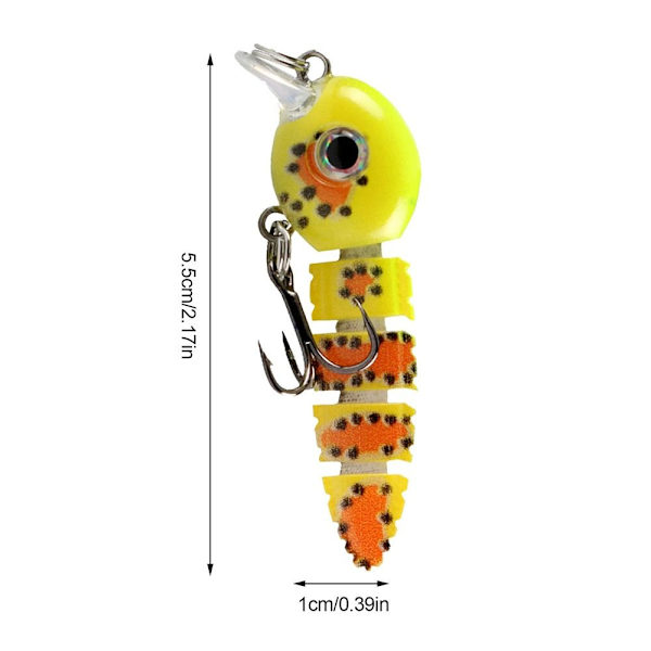 Fiskelokker Agn Multi-Jointed Fiskelok 4 4 4