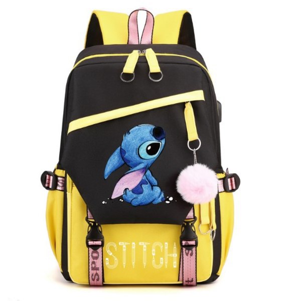 stitch Ryggsekk vanntett barneskoleveske 5