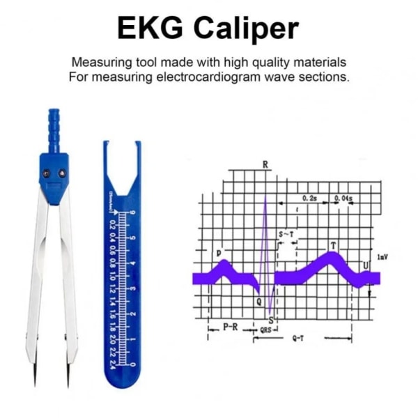 Drafting Divider Måleværktøj EKG Calipere SORT Black