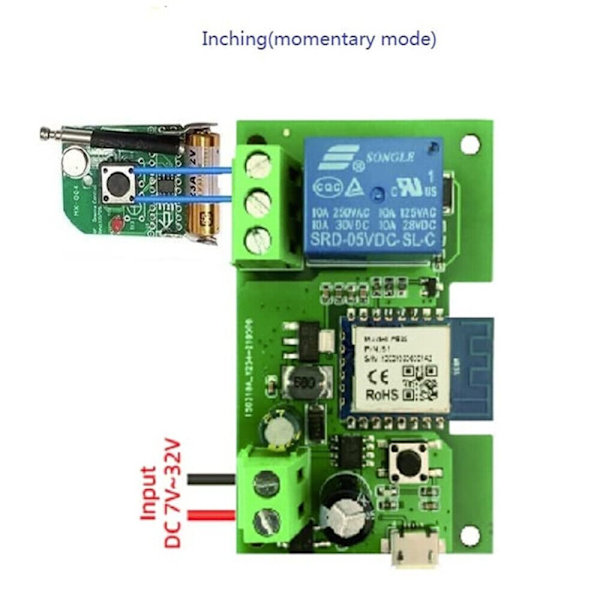 WiFi Switch WiFi Motor AC85-256V AC85-256V AC85-256V