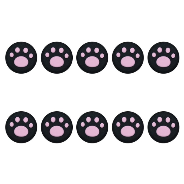10 kpl Rocker Caps Analog Grip PINK & BLACK Pink&Black