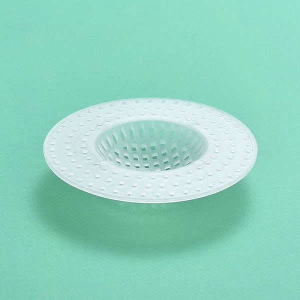 6 STK Vask Sil Plugg Filterkurv TRANSPARENT transparent