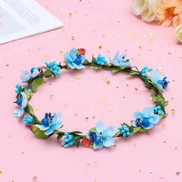 Flower Crown Bohemia Garland VÄRIVÄRI Colorful
