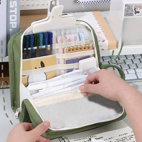 Pencil Bag Opbevaringspose GRÅ grey