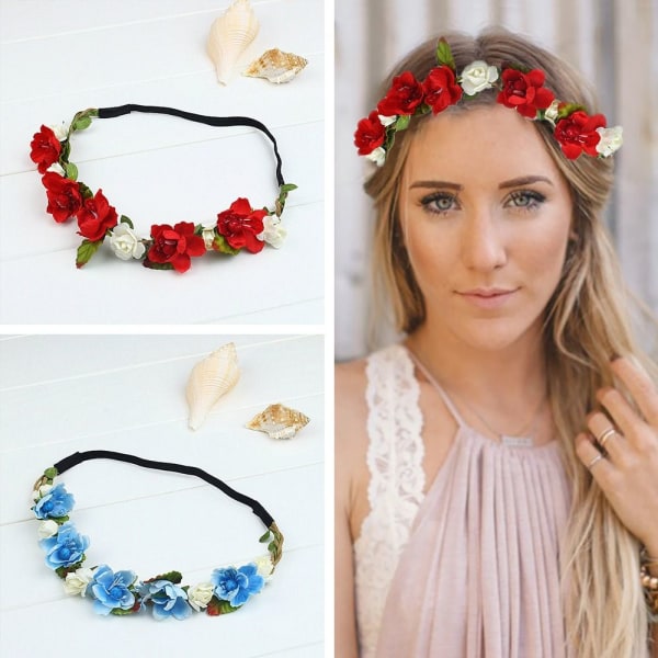 2/3 stk. Blomsterkrone Bohemia Garland 10 10 10