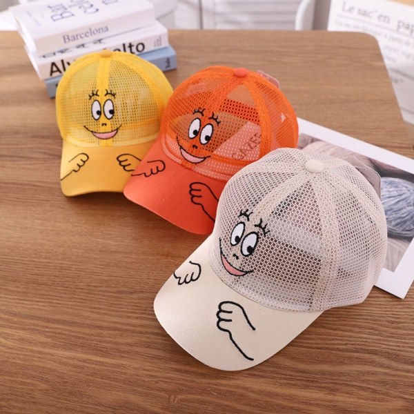 Lasten mesh Lasten hatut CAP orange