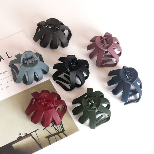 Octopus Hair Claws Hårkæbeklemmer SORT Black