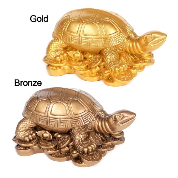 Money Turtle Copper Dragon Kilpikonna PRONSSI Bronze
