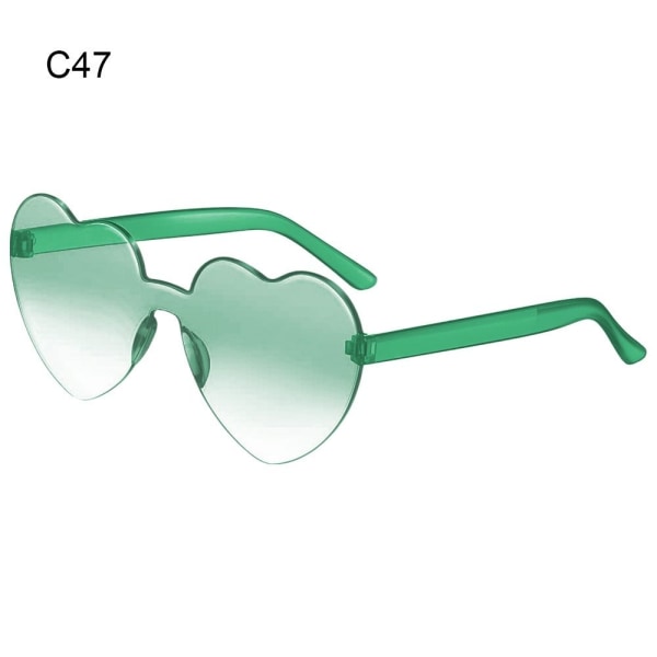 Hjärtformade solglasögon Hjärtaglasögon C47 C47 C47