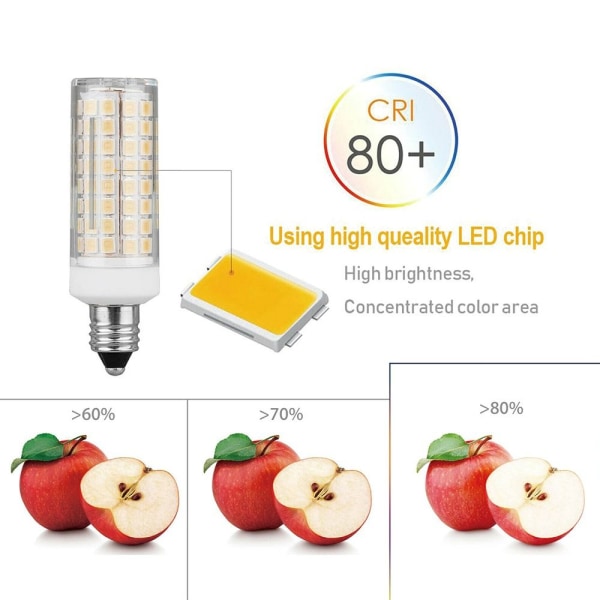 LED lyspære mais pære HVIT E11 10W 220V E11 10W 220V white E11 10W 220V-E11 10W 220V