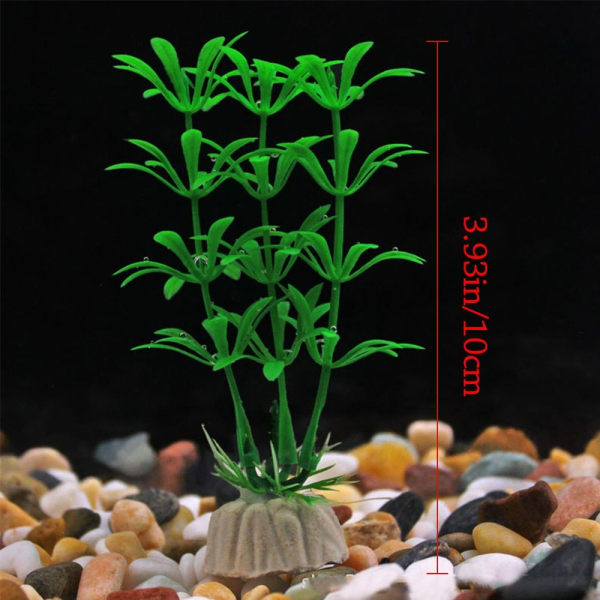 12 stk. Akvarium dekorative planter Kunstige planter 04 04 04