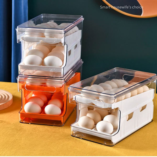 Egg Oppbevaringsboks Eggebrett HVIT White
