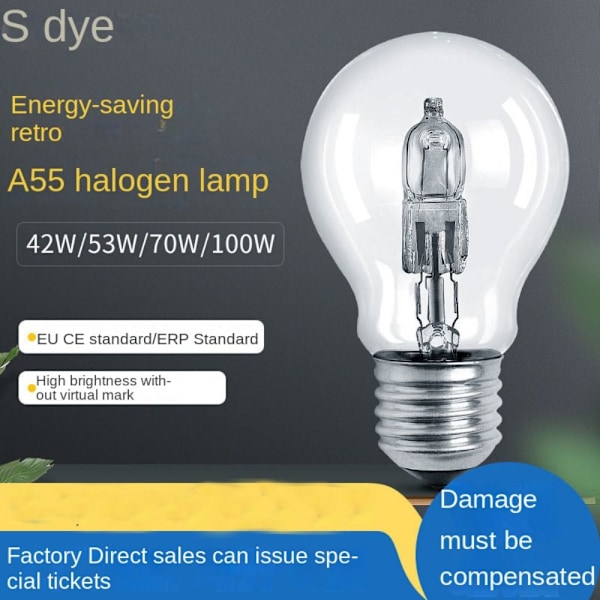 Halogenlampor Byt ut E27-100W E27-100W E27-100W