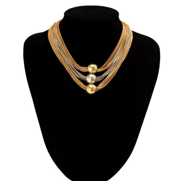 Chunky Choker Halsband Chunky Chain Halsband MULTICOLOR Multicolor