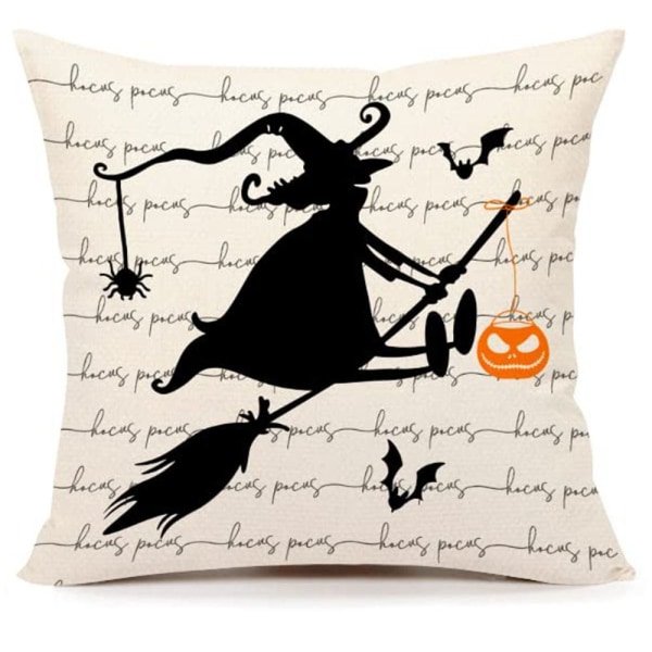 45 cm Halloween-tyynyliina Pellava case 01 01 01